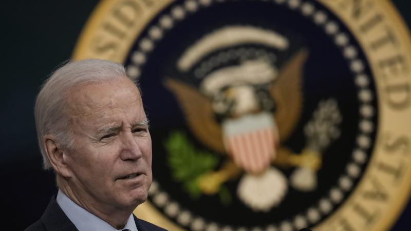 Joe Biden squinting 
