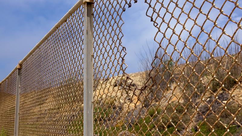 Fence near US-Mexico Southern Border 