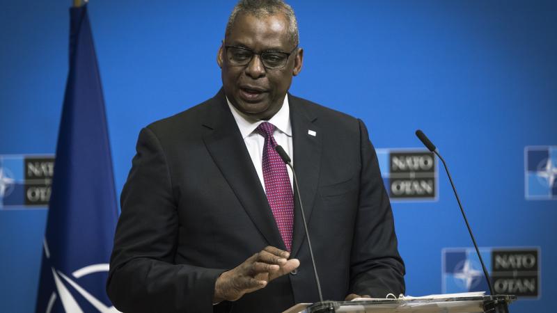 Lloyd Austin, Brussels, Feb. 15, 2023