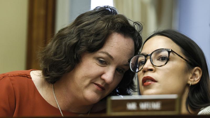 AOC and Rep. Katie Porter 