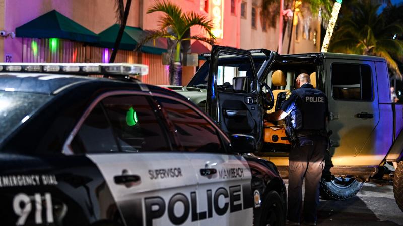 Police officer, Miami Beach, Fla., March 22, 2021