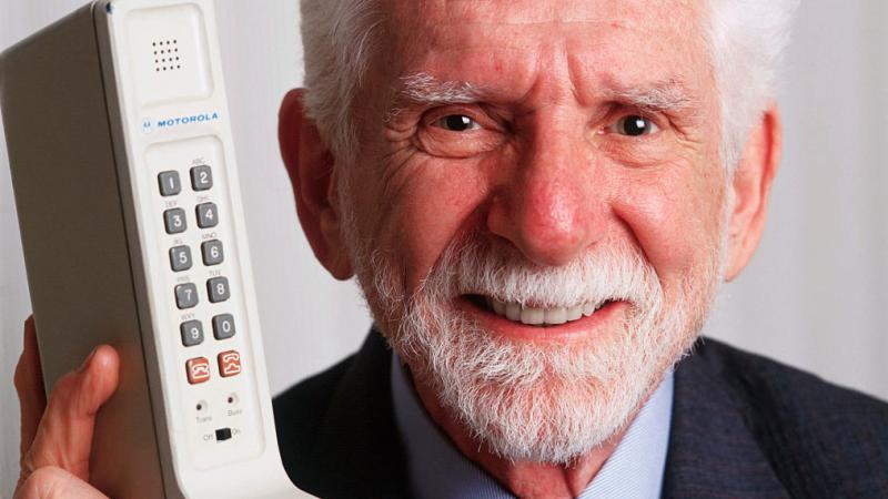 Martin Cooper, the acknowledged creator of the cell phone