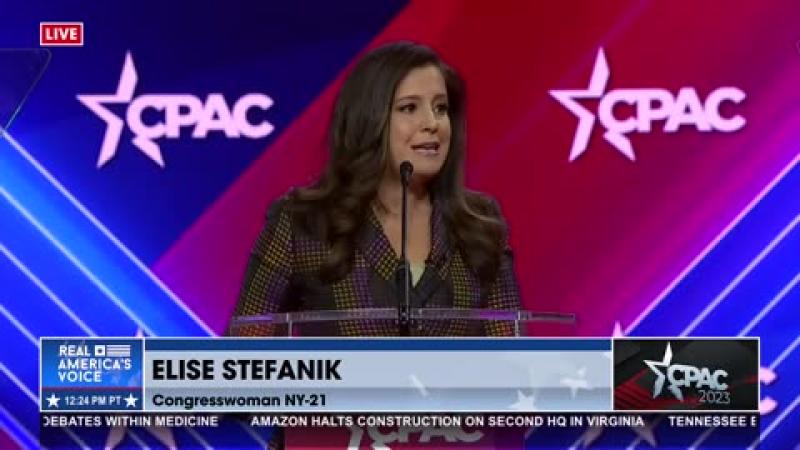 Rep Elise Stefanik speaks at CPAC 2023