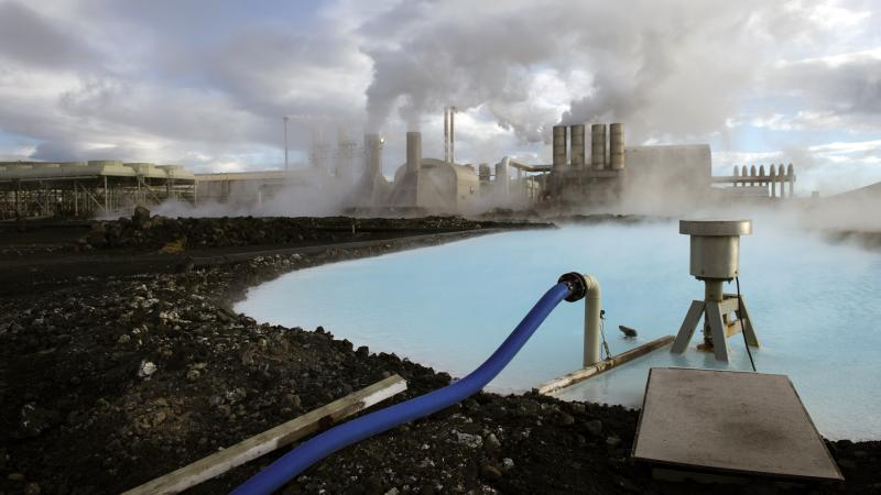 Blue lagoon thermal power station, Iceland
