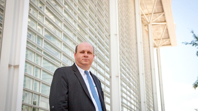 Attorney Marc Elias outside of Sandra Day O'Connor United States Courthouse in Phoenix, AZ, on Wednesday, Aug. 3, 2016, after the hearing for his lawsuit against Arizona over voting rights.