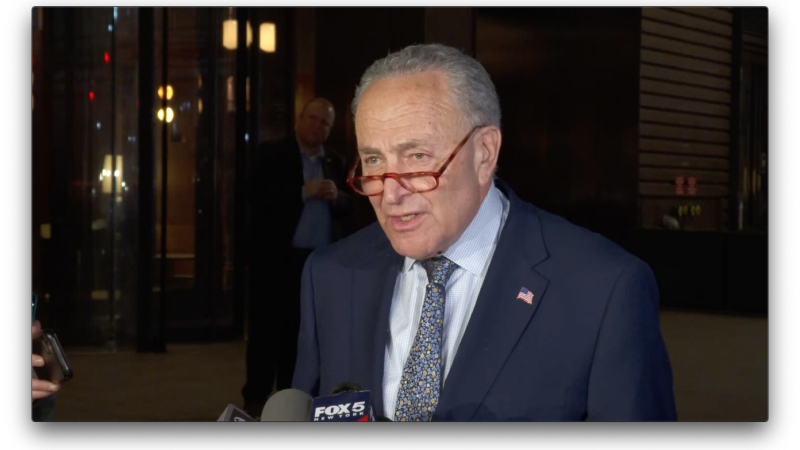 Chuck Schumer reacts to the Supreme Court's decision to protect the abortion pill mifepristone