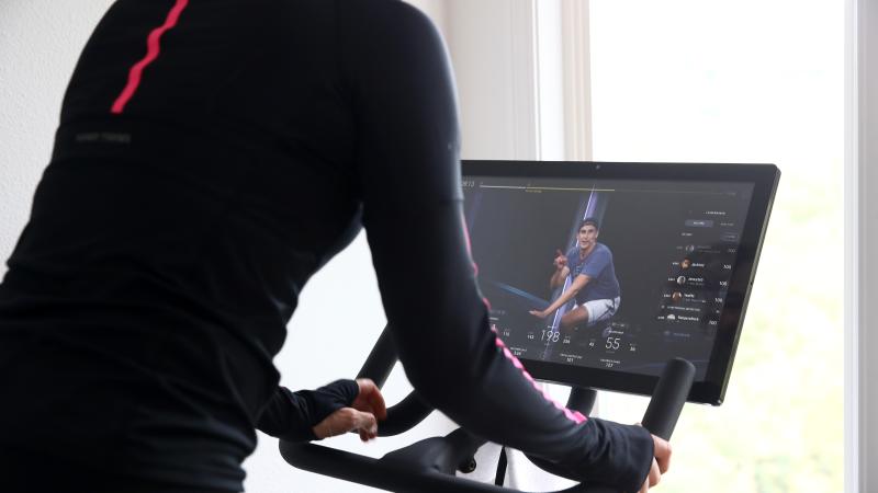 Peloton bike, April 6, 2020, San Anselmo, Calif.