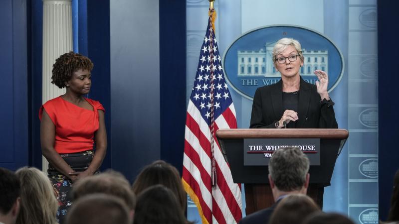 White House Press Secretary Jean-Pierre Holds Daily Briefing with Energy Secretary Jennifer Granholm