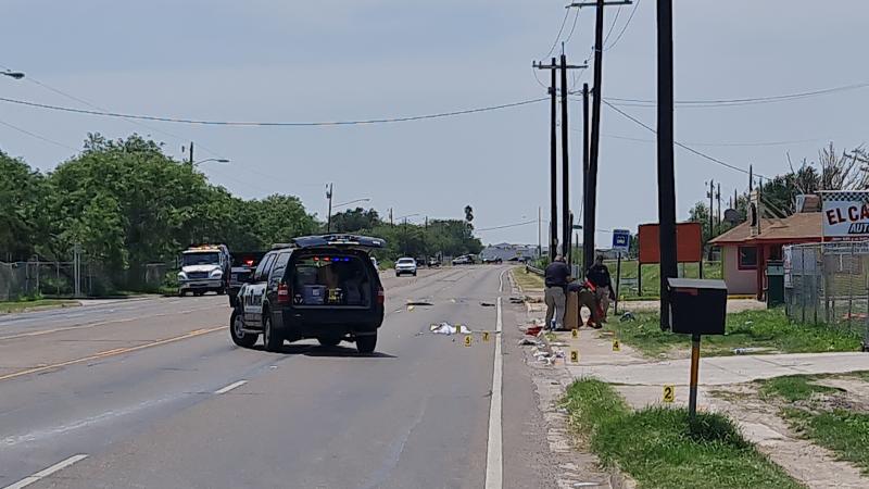 Crash scene, Brownsville, Texas, May 7, 2023