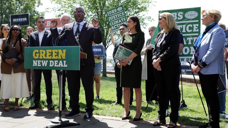 House Democrats Reintroduce The Green New Deal Resolution on April 20, 2023 