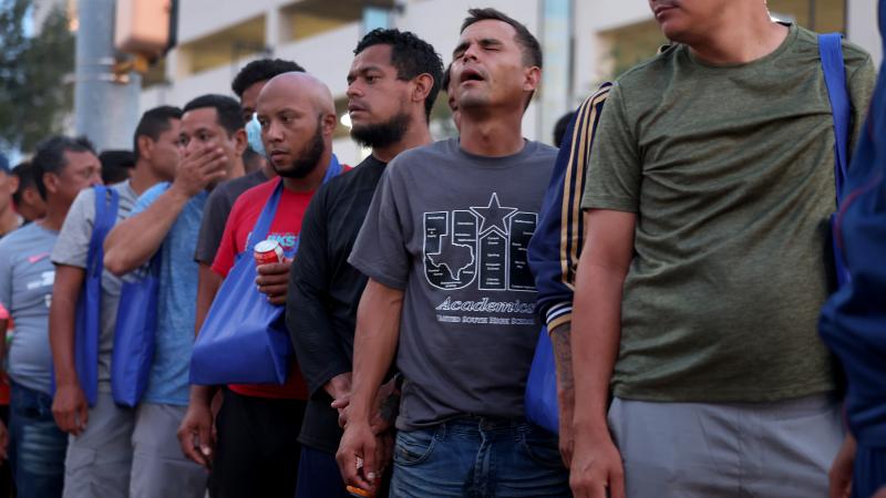 Migrants, May 10, 2023, Brownsville, Texas