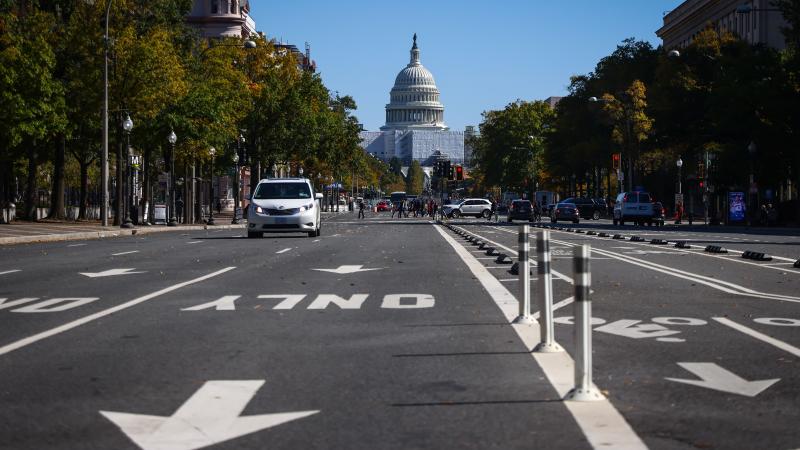 Street view of Washington, D.C.