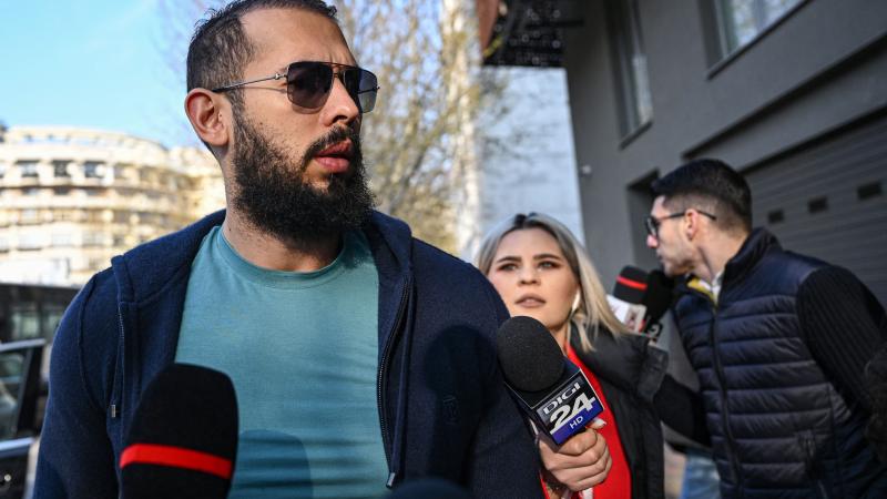 Andrew Tate, April 10, 2023, Bucharest, Romania