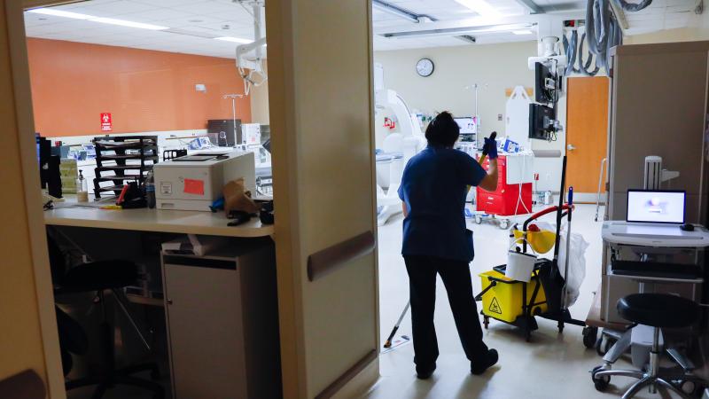 Janitor, Mount Sinai South Nassau hospital, Oceanside, N.Y., May 18, 2020