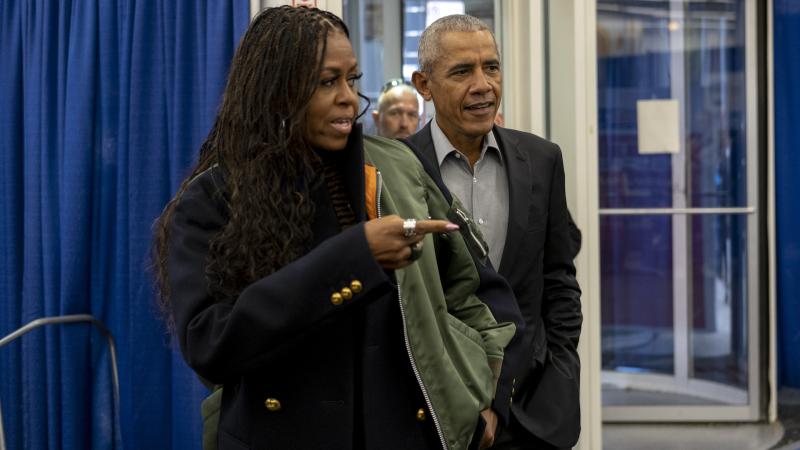 Michelle and Barack Obama, Chicago, Oct. 17, 2022