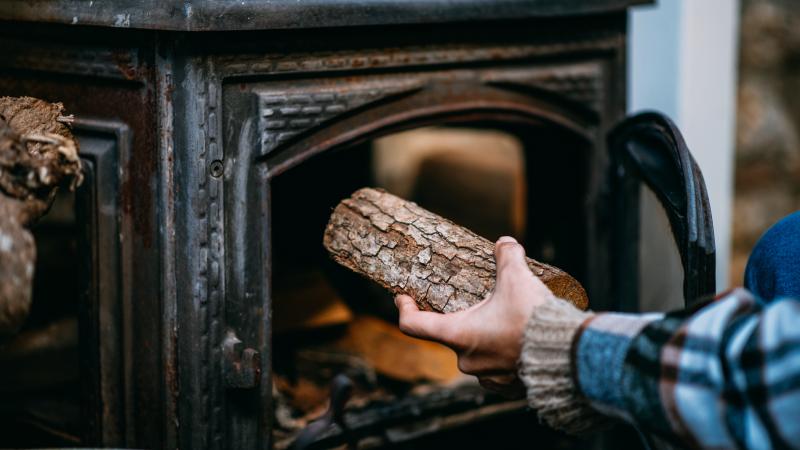 Wood burning stove, file photo