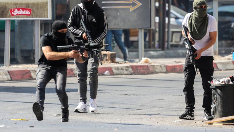Palestinian militants, Jenin, West Bank, July 3, 2023