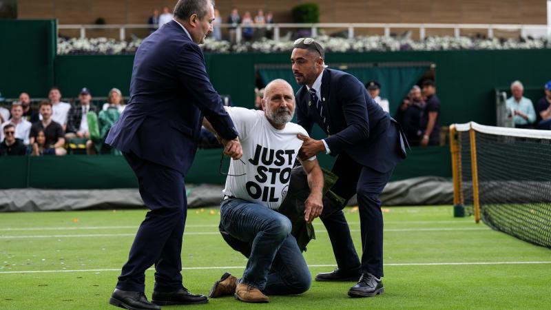 Just Stop Oil, Wimbledon, July 5, 2023