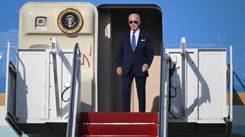 Biden on Air Force One