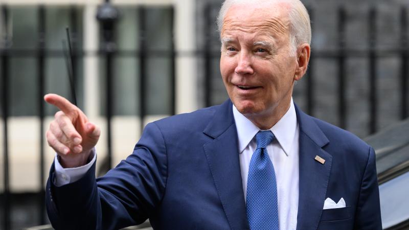 Joe Biden, July 10, 2023, London, England