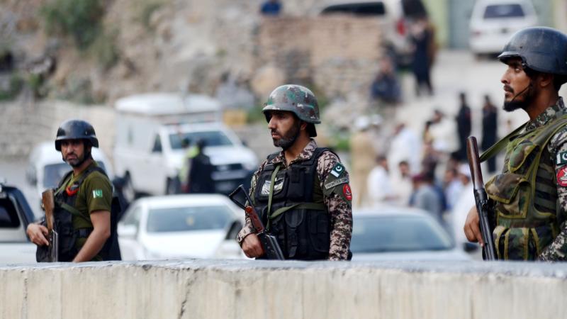 Soldiers, July 25, 2023, Khyber Pakhtunkhwa province, Pakistan