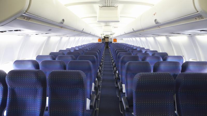 Airplane aisle