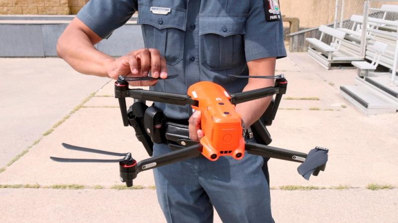 Drone used for shark surveillance