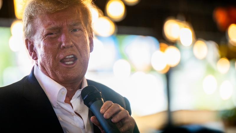 Donald Trump, Des Moines, Iowa, Aug. 12, 2023