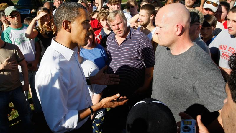 Joe the Plumber, Barack Obama, Holland, Ohio, Oct. 12, 2008