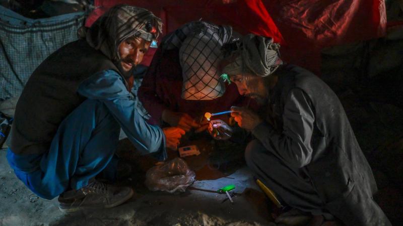 Drugs, Kabul, Afghanistan, Oct. 9, 2021