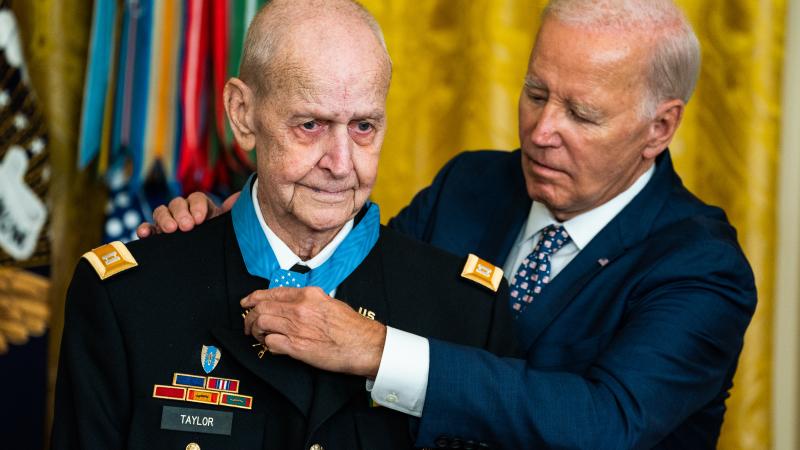 Joe Biden, Larry Taylor, Sept. 5, 2023, Washington, D.C.