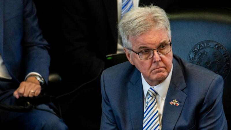 Texas Lt. Gov. Dan Patrick presiding over AG Paxton's impeachment