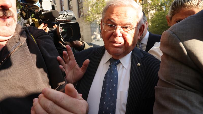 Bob Menendez, Sept. 27, 2023, New York City