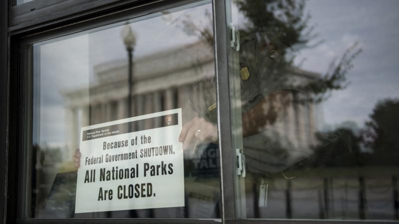 Government shutdown, National Mall, D.C., Oct. 1, 2013
