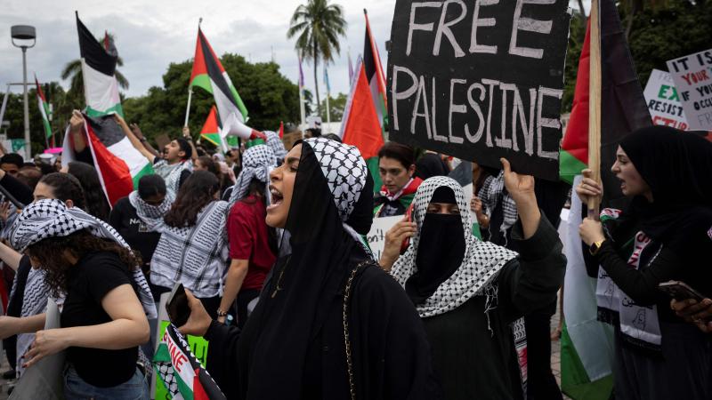Palestine protest, Miami, Fla., Oct. 13, 2023