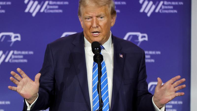 Donald Trump, Oct. 28, 2023, Las Vegas