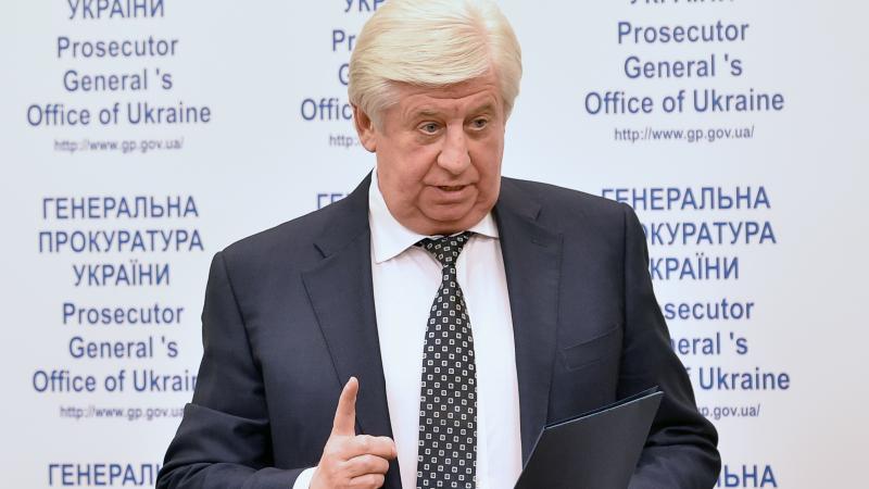 Ukrainian prosecutor general Viktor Shokin holds a press conference in Kiev on the situation in Dnipropetrovsk on November 2, 2015 (GENYA SAVILOV/AFP via Getty Images).