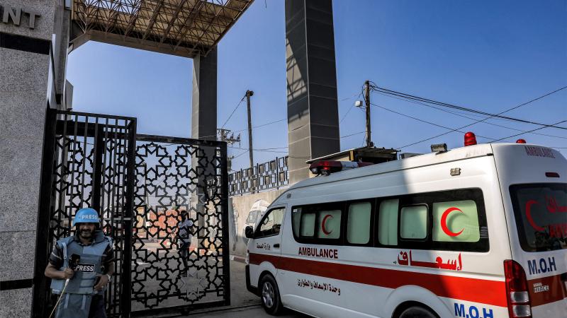 Rafah border crossing, Gaza Strip, Nov. 1, 2023