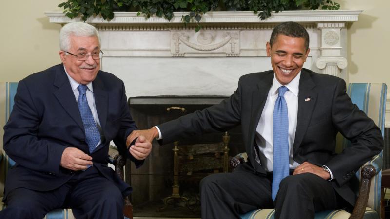 Mahmoud Abbas, Barack Obama, May 28, 2009, Washington, D.C.