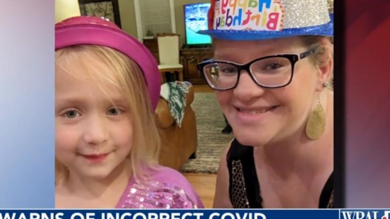 Natalie Roberts and her daughter