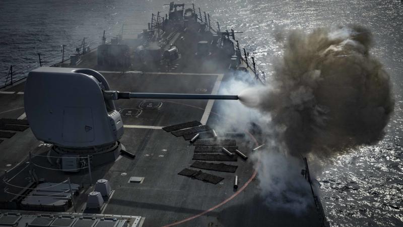 USS Carney, Nov. 1, 2021, Mediterranean Sea