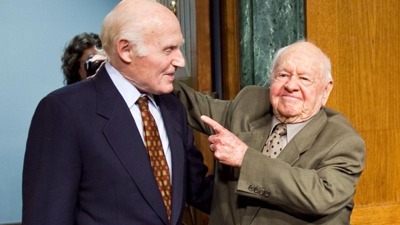 Herb Kohl, Mickey Rooney, March 2, 2011, Washington, D.C.