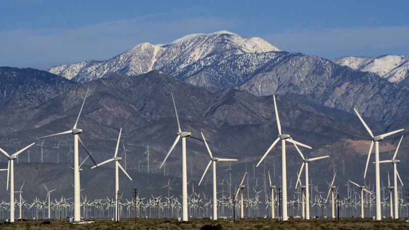 San Gorgonio Pass Wind Farm near Palm Springs, Calif., Feb. 27, 2019