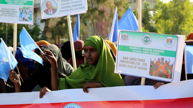 Protest of Al-Shabaab, Mogadishu, Somalia Sept. 03, 2023