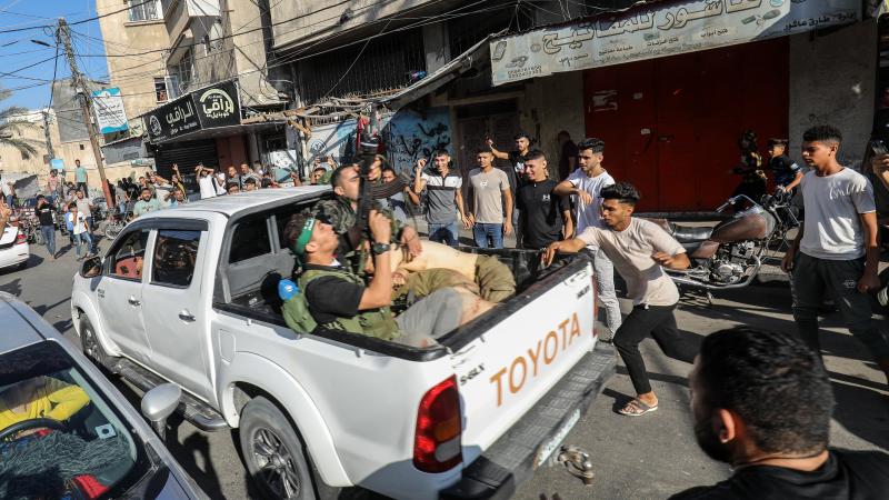 Hamas captive, Oct. 7, 2023, Gaza Strip