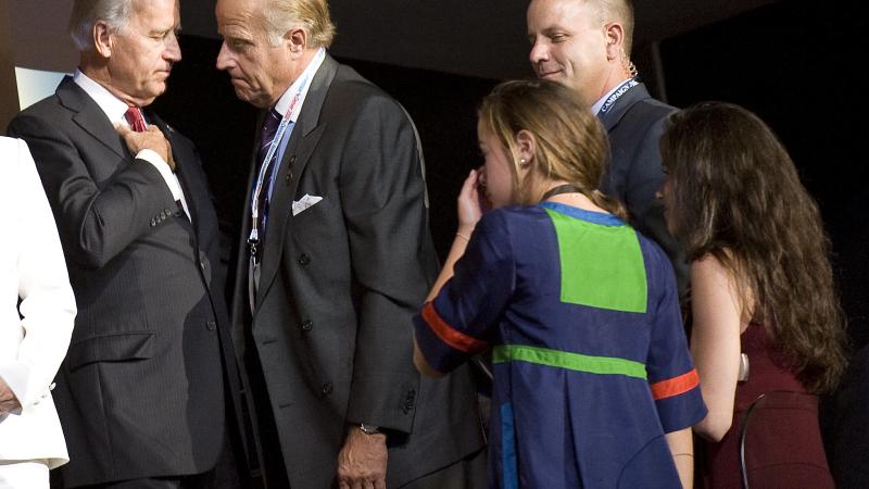 Joe Biden, James Biden, Aug. 27, 2008, Denver, Colo.