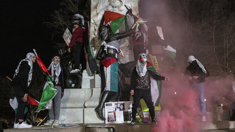 Pro-Palestine protest, Washington, D.C., Jan. 13, 2024