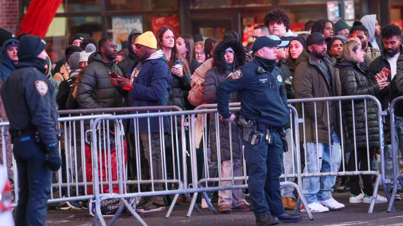 New York Police, Times Square, New York City, Dec. 31, 2023