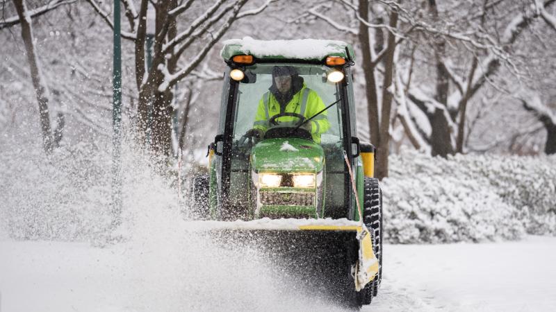 Snow cleared, Capitol Hill, Washington, D.C., Jan. 19, 2024