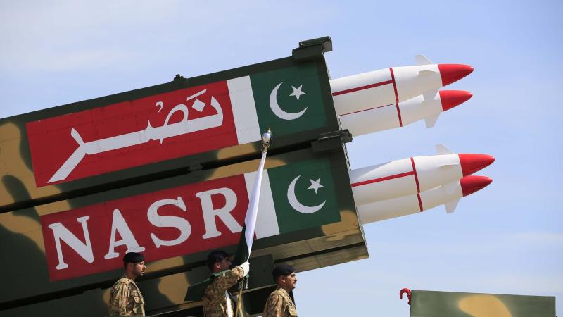 Ballistic missile, Pakistan Day military parade, Islamabad, March 23, 2015